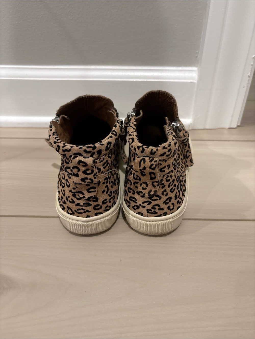 Giani Bini Leopard Print Slip-On Sneakers - Tan/Black - Picture 3 of 5